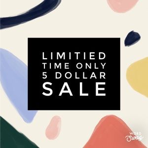 $5 sale happening now!
